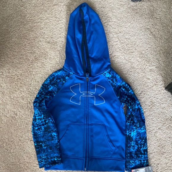 Under Armour Boys Full Zip Hooded Jacket - Picture 1 of 4
